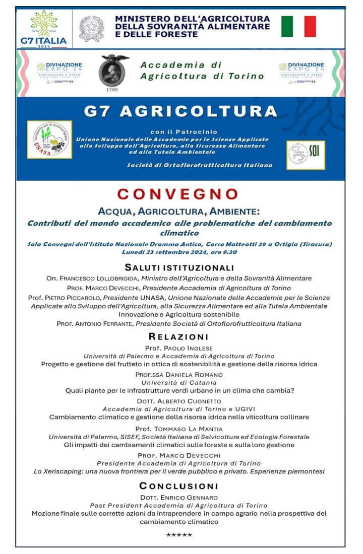 G7 Agricoltura